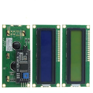 新しい1602A LCD 5V16x2液晶スクリーンホワイトフォント、バックライト付きLCD1602ディスプレイブルースクリーン - Product Image 4