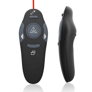 Presentatore Wireless con puntatore Laser puntatore di presentazione Wireless rosso presentatori Wireless Laser Controller PPT - Product Image 1