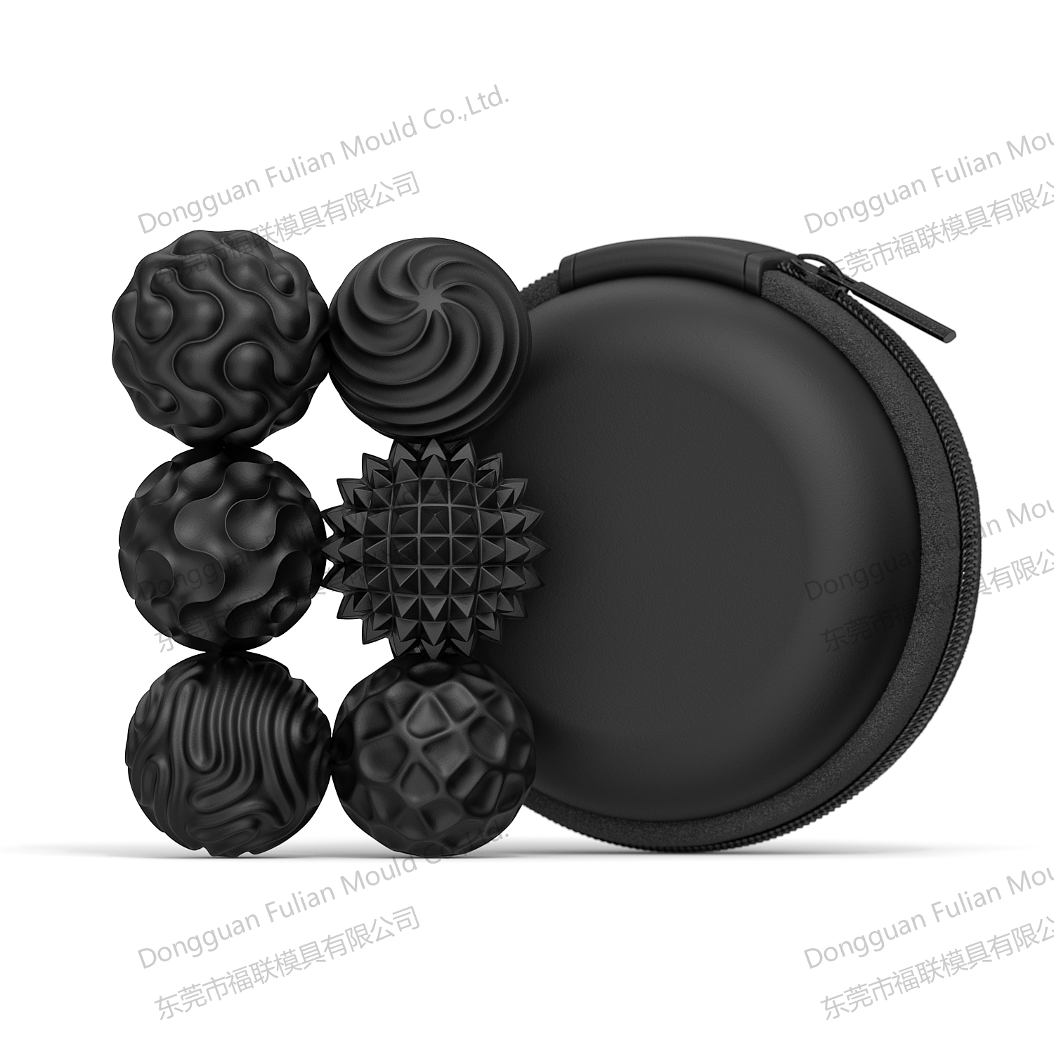 แพ็ค 6 ชิ้น สีดำ