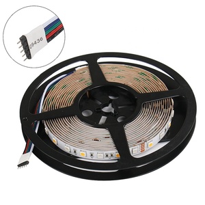 SMD5050 RGB + W Смарт-светодиодная лента DC24V RGBW комплект светодиодных лент со светодиодным контроллером адаптера для домашнего освещения - Product Image 4