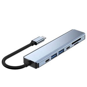640メガバイト/秒USB3.0ハブアダプター1つの電話ラップトップアダプターに7ポート高速USBPORハブダウンロード互換タイプCコンピューター - Product Image 1