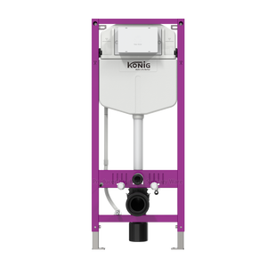 Dual-Flush Wall Hung Toilet Concealed Water Tank <strong>Cistern</strong> HDPE Plastic Bathroom <strong>WC</strong> with Hidden Flush Dual-Flush Technology