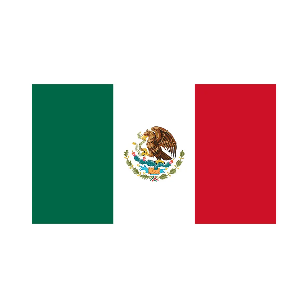Flagnshowハイエンドプリント3x5フィート90x150cmメキシコ国旗100% ポリエステル