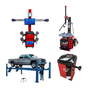 Venta al por mayor de fábrica, un juego completo de elevador de coche, elevador de rueda delantera de coche, máquina de alineación de ruedas 3D aprobada por CE, Combo a la venta - Product Image 1