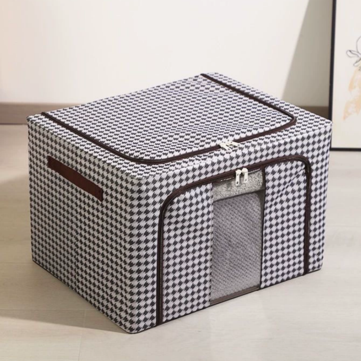 Black houndstooth