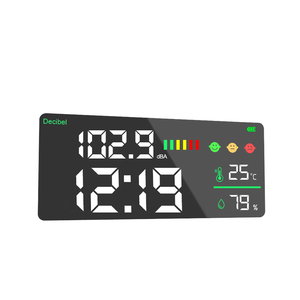 Medidor DB electrónico 4 en 1, instrumento de nivel de sonido, dispositivo de medición de ruido de decibelios retroiluminado con LED, 1 año de garantía, máquina electrónica - Product Image 2