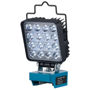 Akülü endüstriyel sınıf şantiye sel aydınlatma için pil gücü ile çalışma ışığı açtı - Product Image 4