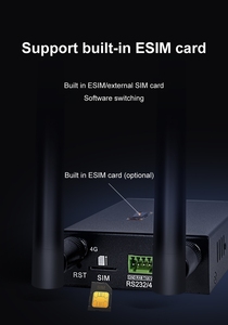4G DTU Router 300Mbps 1WAN 1LAN RS232/RS485 with SIM Card Slot <strong>Supporting</strong> ESIM PPTP L2TP MT7628 Router - Product Image 5