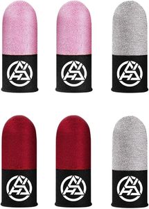 Sarung jari Gaming Pro Logo kustom: 0.3mm serat perak, sarung tangan penutup jempol ultra-tipis, antikeringat & berpori untuk PUBG - Product Image 6