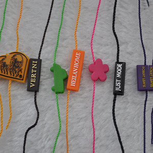 Etiqueta de ropa de cuerda reciclada de China al por mayor, cadena de etiqueta colgante de impresión personalizada - Product Image 1