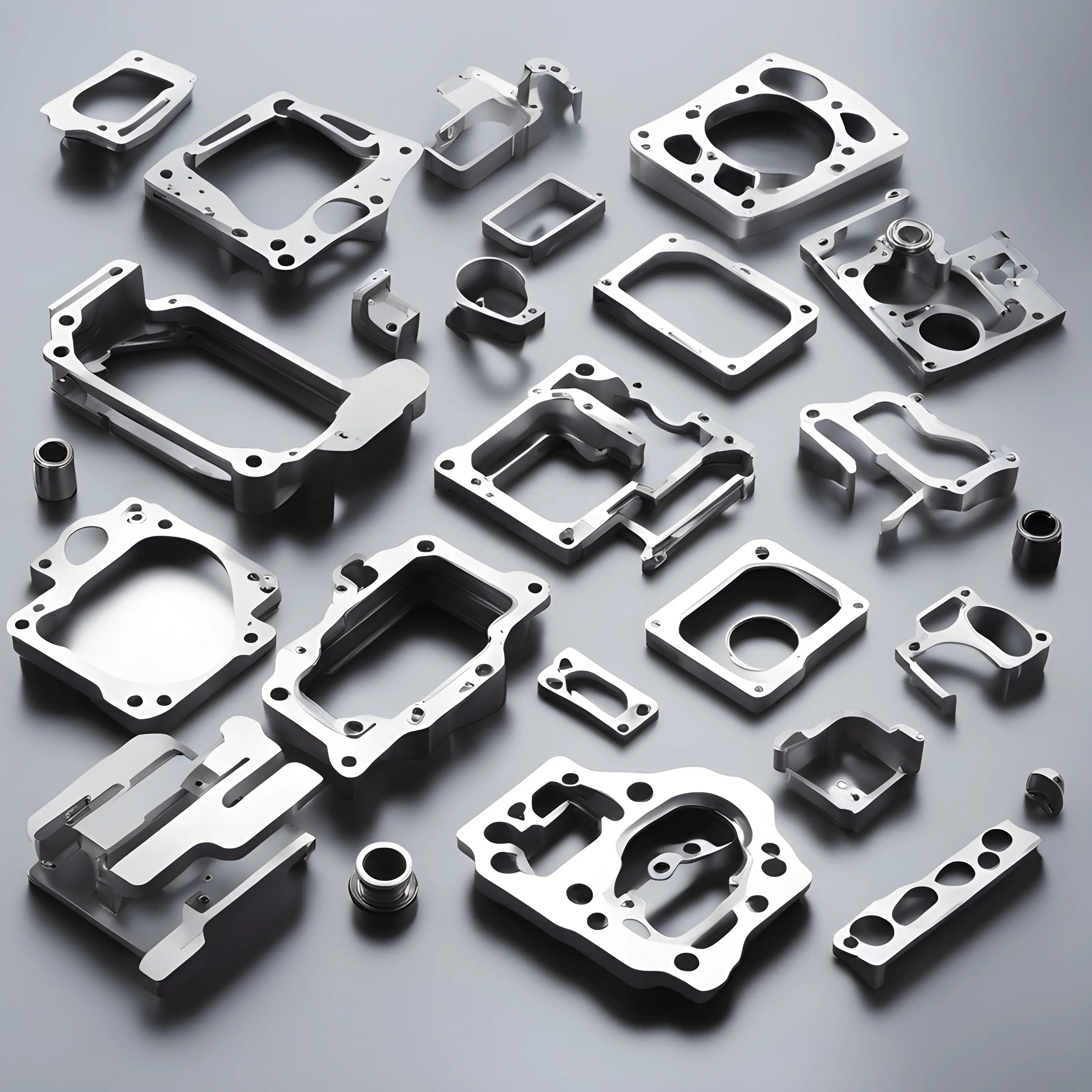 Aluminium Cnc Machined Metal Processing Custom Manufacturing High Precision Manufacturer Anodized Machining Digital Frame Parts