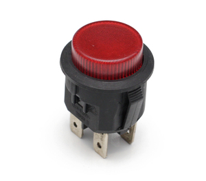 Interruttore a pulsante On-Off rotondo 10A 250V 4 Pin - Product Image 1
