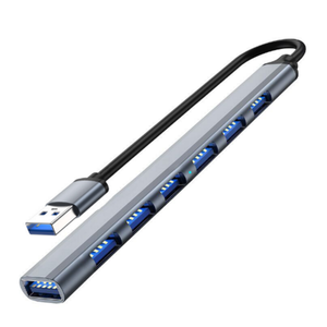 USB3.0 interfaccia Splitter Hub One-Drag sette tastiera del Mouse del Computer del telefono cellulare U disco Docking con tipo-C-in Stock! - Product Image 3