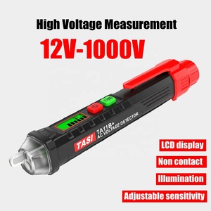 ปากกาทดสอบแรงดันไฟฟ้า AC/DC,ปากกาทดสอบแรงดันไฟฟ้าหน้าจอ LCD TA11B + เครื่องตรวจจับ12-1000V เครื่องทดสอบดินสอการวัดช่วงกว้าง - Product Image 5