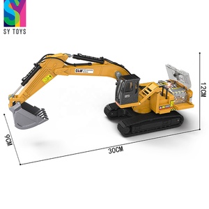 SY oyuncaklar 1:50 ölçekli çok fonksiyonlu alaşım araç oyuncak ekskavatör modelleri çocuk oyuncak tam alaşım ekskavatör statik modeli - Product Image 6