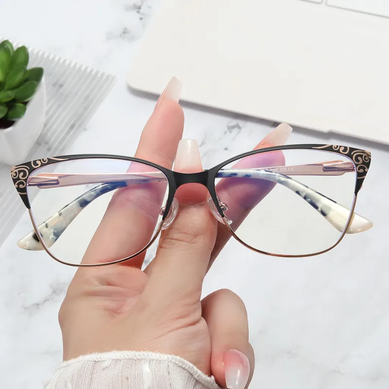 Fast Shipping Trendy Fashion Cat Eye Glasses New Anti-Blue Light Glasses Fashion Spectacle-Frame Glasses for Men and Women
