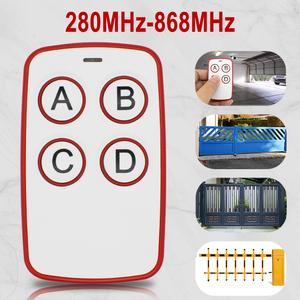 รีโมทคอนโทรลประตูโรงรถอเนกประสงค์ขนาด280-900MHz 433.92MHz 868MHz 315MHz รีโมทประตูมือจับพวงกุญแจ - Product Image 5