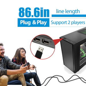 จอยเกมแพด USB แบบมีสาย360ตัวควบคุมเกมสำหรับพีซี/Xbox360/บาง - Product Image 6