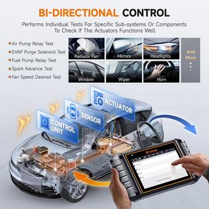 Escáner 2025 FOXWELL NT710 OBD2, sistema completo, lector de código VIN de diagnóstico bidireccional, servicios de reinicio automático, herramienta de batería automática - Product Image 3