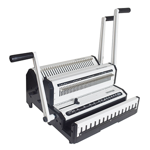 WW2500A Custom Multipurpose 2 in 1 Strip Comb Book Binder 25sheets Manual Wire Book <strong>Binding</strong> Machine for Office - Product Image 4