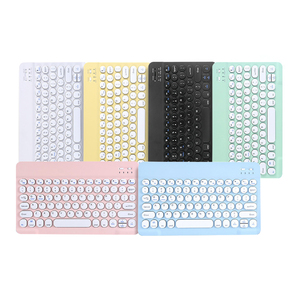 <strong>bluetooth</strong> Mini <strong>Keyboard</strong> Round Buttons Scissor Switch <strong>Keyboard</strong> Universal <strong>bluetooth</strong> 3.0 Slim <strong>Keyboard</strong> <strong>for</strong> Android - Product Image 1