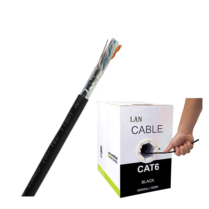50-305m FTP esterno CAT 6 rete esterna Ethernet LAN Cable Lead Copper UTP Lot