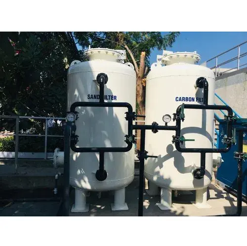 Система очистки воды фильтрации активированного угля из мягкой стали, 0-40 мм