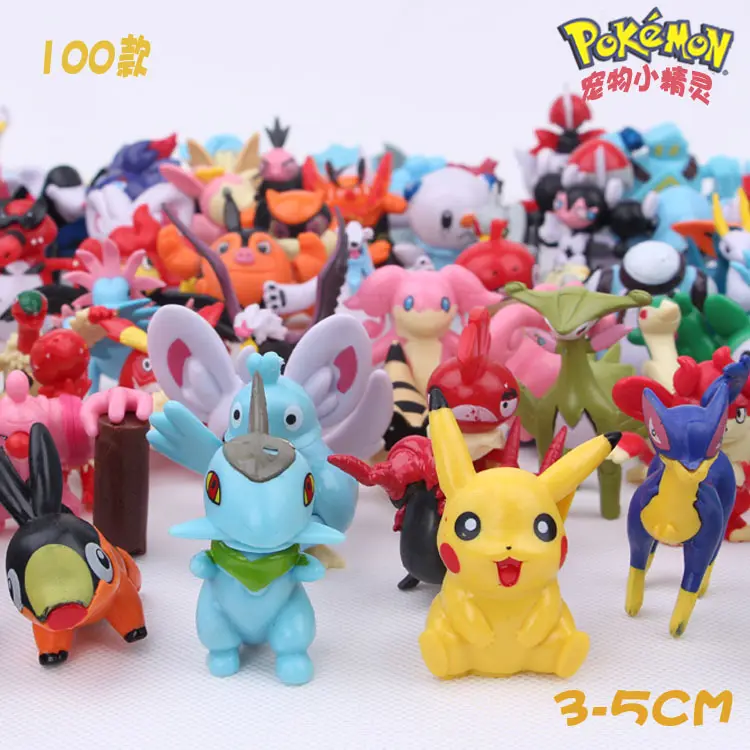 Groothandel Anime Cartoon Actie Figuur 3-5Cm 100 Pcs Mini Figuur