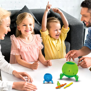 Mini Pop-up kova Plug-in uçan daire parti çocuk şaka interaktif oyun yumurta kurulu oyunu eğitici oyuncak - Product Image 4