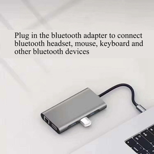 Macbook tutti 10 1 3 porta 3.0 USB HDMI VGA Gigabit Ethernet 3.5mm Audio SD TF lettore di schede PD ricarica RJ45 interfaccia scatola in alluminio - Product Image 3