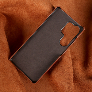 सैमसंग 25 अल्ट्रा केस के लिए हस्तनिर्मित पूर्ण अनाज चमड़े का मामला लक्जरी स्लिम प्रीमियम फोन कवर - Product Image 5