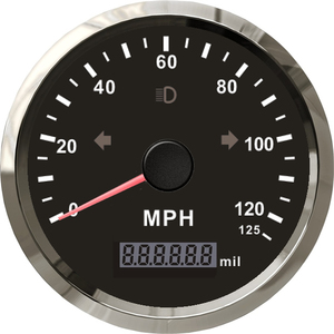 85mm 100mm Pulse Speedometer Stepper Motor Gauge Auto Meter 200 125 <strong>km</strong>/h <strong>MPH</strong> Programmable Odometer for Truck Bus Motorcycle - Product Image 3