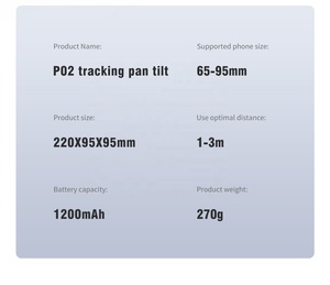 2024 P02 Intelligent 360 Follow Camera Pan Tiktok Live Broadcast Panoramic Camera <strong>Following</strong> Bracket AI Face Recognition 360 - Product Image 6