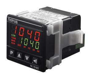 N1040-PR USB 24V Temp. <strong>Controller</strong>, 1 Relay + Pulse Out, 48x48 mm + Pulse Measure <strong>Temperature</strong> <strong>Controller</strong> for Multiple Ranges - Product Image 1