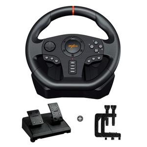 Sundi PXN V900 360/900度ダブルバイブレーションレーシングステアリングホイール (PC、PS3、PS4、Xboxシリーズ、スイッチX入力/D入力用) - Product Image 1