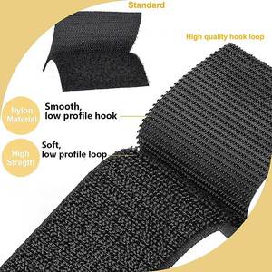 Sew-<strong>On</strong> Elastic <strong>Hook</strong> and <strong>Loop</strong> Fastening Tape with Injection <strong>Loop</strong> for DIY Crafts Sewing Accessories - Product Image 1