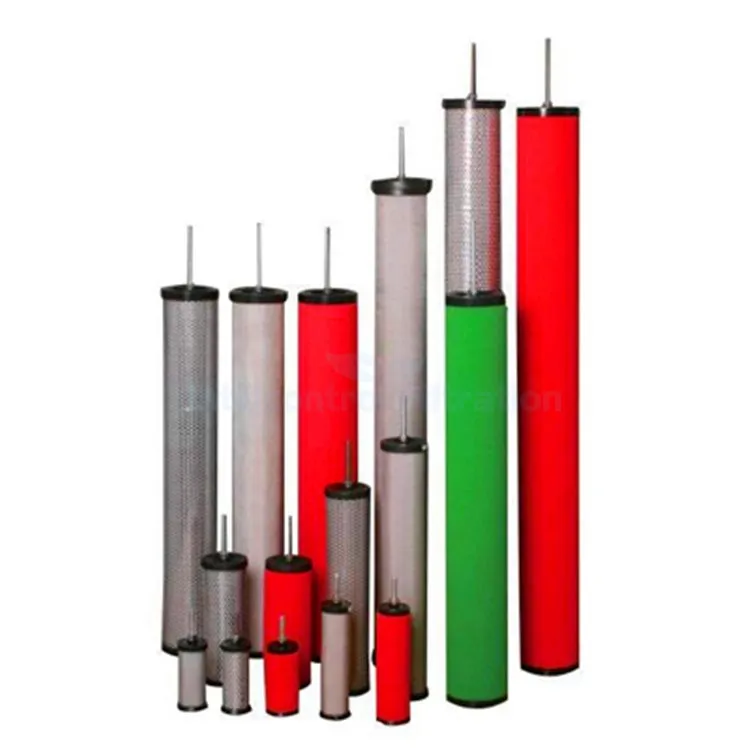 Elemento de filtro de precisión de repuesto OEM de 0,01 micras, filtro de cartucho de E1-24, filtro coalescente, piezas de compresor de aire