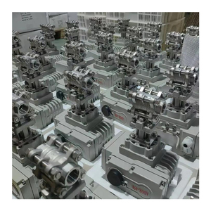 TF 12个月保修3/4 "-4" 卫生控制阀执行器电动阀电动3PC球阀 - Product Image 1