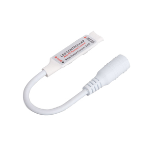RGB мини-контроллер 5 В 12 В 24 В 12А 3-сторонний PWM сигнал RF 10-клавишный беспроводной пульт дистанционного управления для постоянного напряжения светодиодные цветные полосы света - Product Image 5