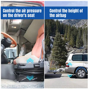 Không khí treo Kit 12V solenoid valve Manifold Van không khí đi xe điều khiển với hiển thị kép đo áp suất không khí và khung chuyển đổi - Product Image 6