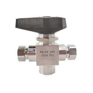 เครื่องจ่าย316SS 6000 PSI 1/<span class=keywords><strong>4</strong></span> <span class=keywords><strong>fnpt</strong></span> วาล์วบอล<span class=keywords><strong>3</strong></span>ทางด้วยมือสำหรับ316SS น้ำ6000 PSI CNG 1/<span class=keywords><strong>4</strong></span>น้ำด้วยมือ