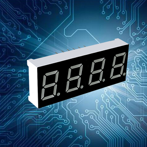 Custom 0.4-inch 4-digit 7-segment <strong>LED</strong> High Quality Nixie Tube 7-segment Indoor Common Cathode <strong>LED</strong> Display Nixie Tube - Product Image 2