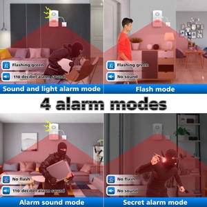 Sistema de alarma de seguridad inteligente con Sensor de movimiento, dispositivo de detección pasiva infrarroja, WiFi, funciona a distancia, sonido Alexa, Tuya, PIR - Product Image 3