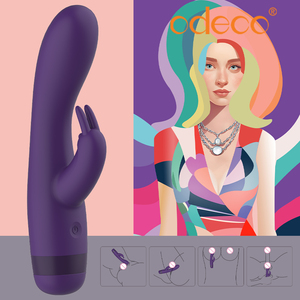 Odeco hızlı teslimat kadın yapay penis vibratör güçlü tavşan G Spot klitoral stimülatör masaj tavşan değnek - Product Image 2