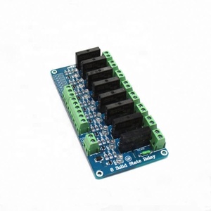 Modulo relè a stato solido ad alto livello a 8 canali 5 v12v24v opzionale AC 240V 2A scheda blu - Product Image 1
