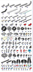 Stemedu Technische Teile MOC-Bausteine 45560 Ziegelset für EV3-Kernkits Mind Storms Robot - Product Image 5