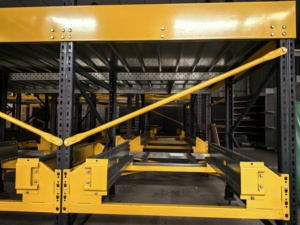Sistema de estanterías de lanzadera de acero de alta capacidad de carga Estante de lanzadera de paleta automático Estante de almacén de almacenamiento de alta resistencia - Product Image 3