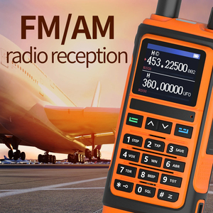 Baofeng-Walkie-talkie inalámbrico de banda aérea, cargador de frecuencia tipo C, UHF, VHF, DTMF, FM, NOAA, radio de radioaficionado, PRO, V2, de banda de aire, con frecuencia inalámbrica, FM, DTMF, 2 unidades - Product Image 5