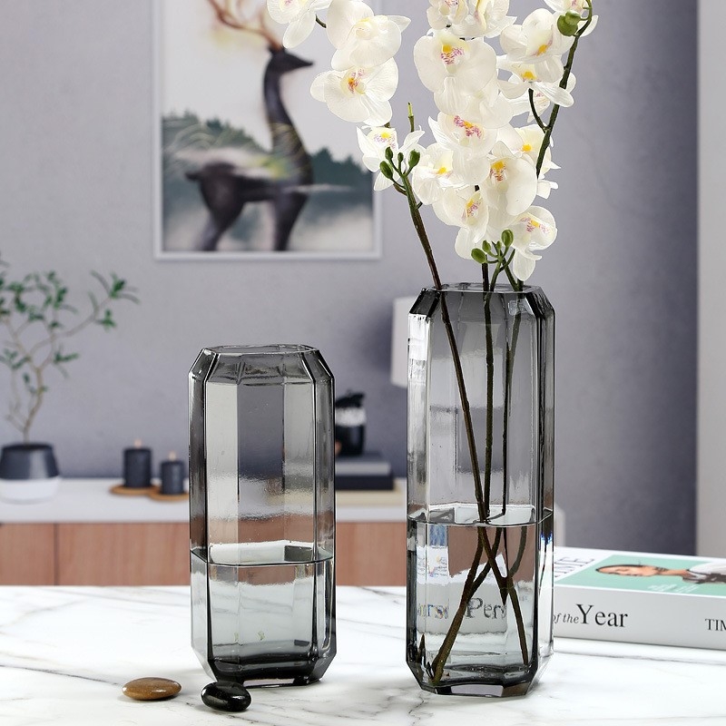 Factory Produced Wholesale Glass Luxury Vase Glass