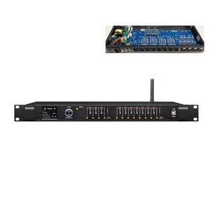 DSP4080 New 4-input 8-output Audio <strong>Processor</strong> with FIR <strong>DSP</strong> WIFI for Line Array Stage Use